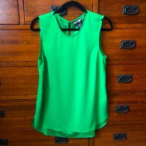 Lord & Taylor green sleeveless top size M